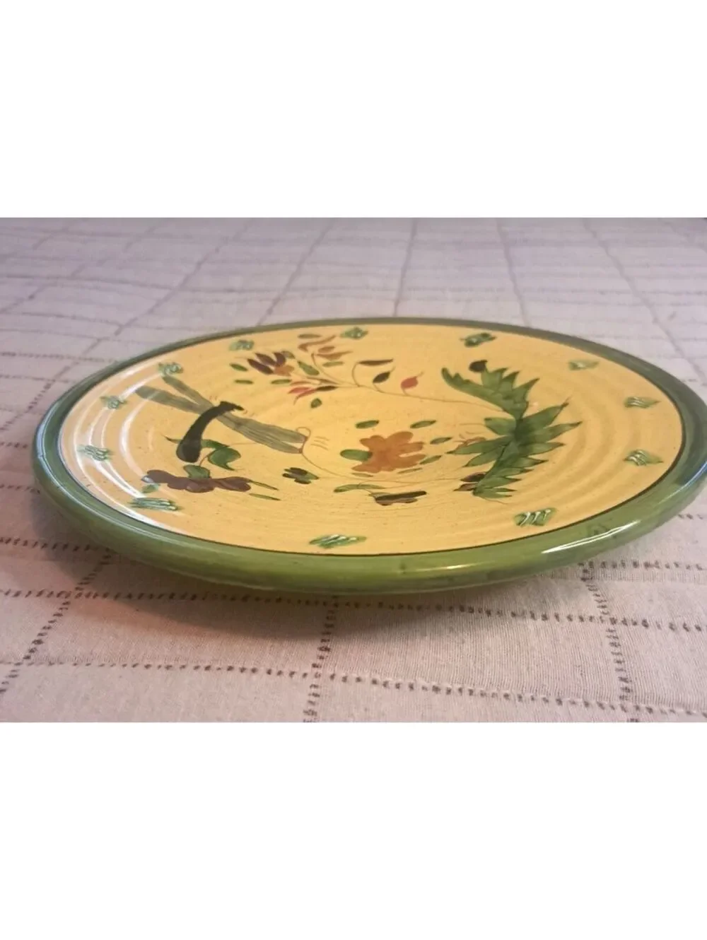 Vintage Hand Crafted Romancing Provence Platter in the Libellule Pattern 10